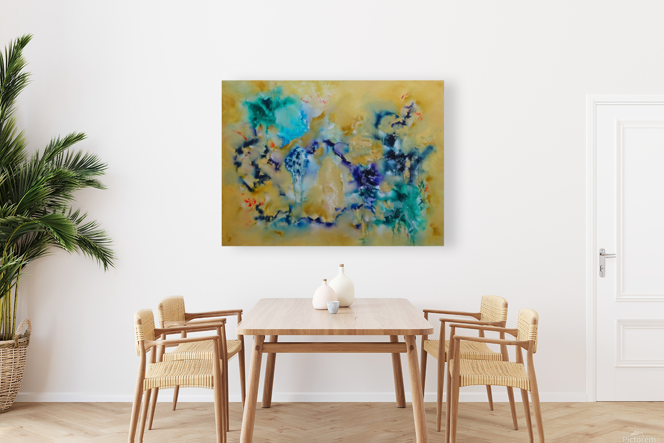 Abstract Paintings: Tiempo de Interrupcion Reproduction