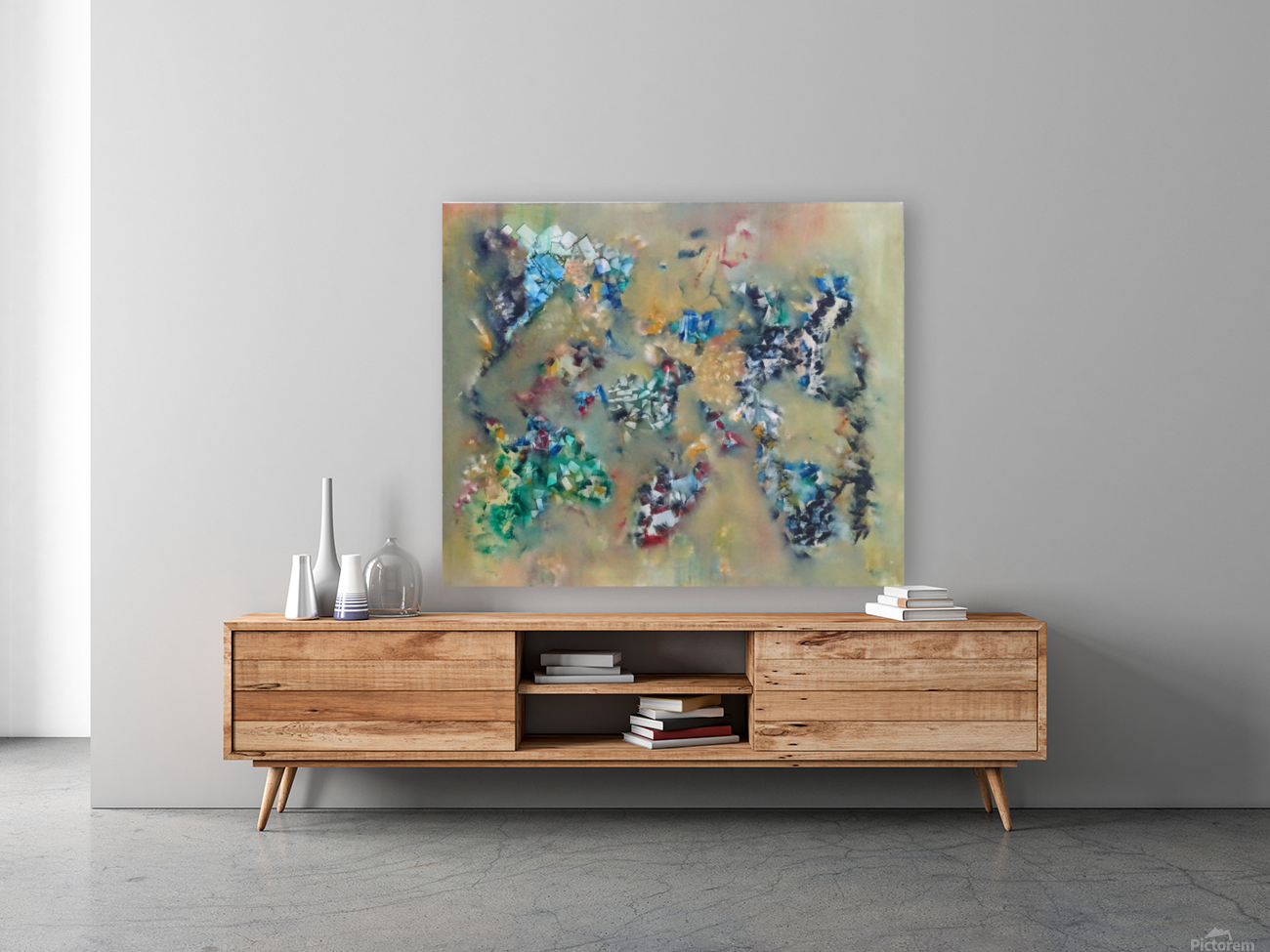 Abstract Paintings: Infinitamente Proximo I Reproduction