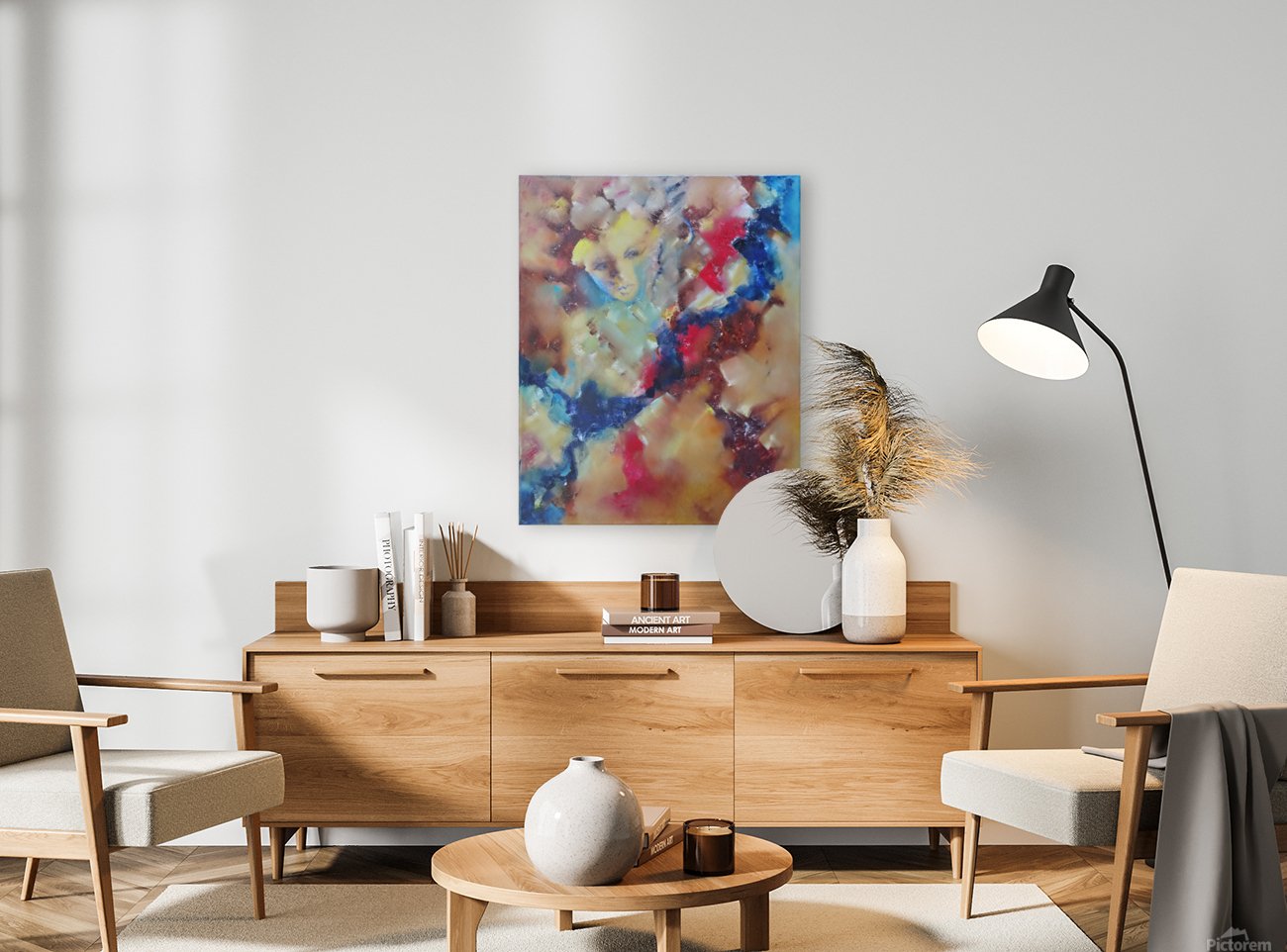 Abstract Paintings: Parallel External Worlds Reproduction