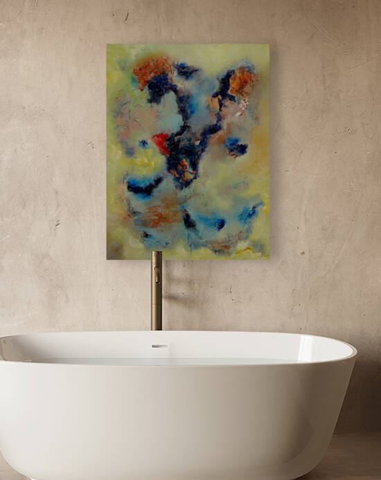 Abstract Paintings: Synchronicity by Pablo Scuzzarello