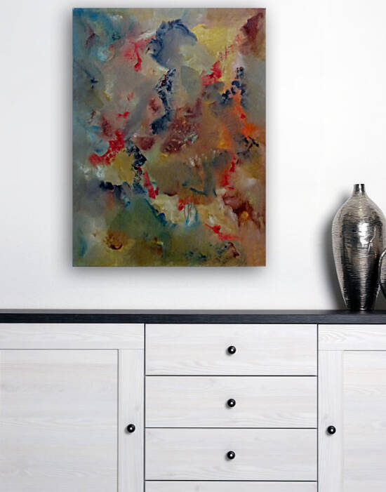 Abstract Paintings: Glowing In The Dark by Pablo Scuzzarello