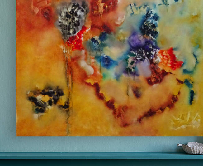 Abstract Paintings: Ruido Visual by Pablo Scuzzarello