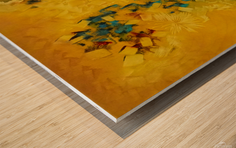 Abstract Paintings: Chaotic Dream Wood print