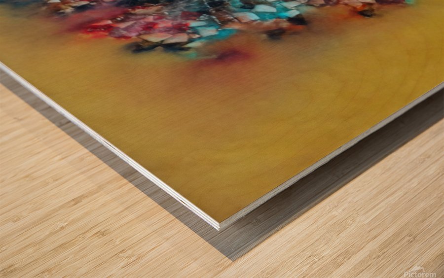 Abstract Paintings: Inmixion Wood print