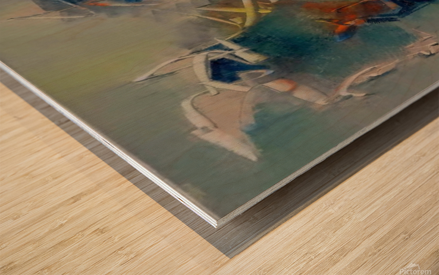 Abstract Paintings: Interrogating Paradoxes Wood print