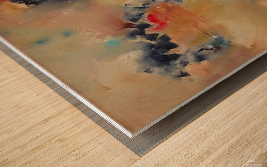 Abstract Paintings: Simplicity of Beauty Wood print