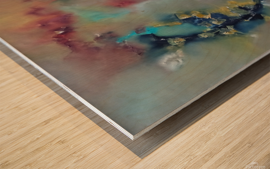 Abstract Paintings: The Lord of The Rings Wood print