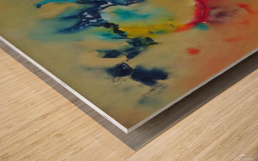 Abstract Paintings: The Space Wood print