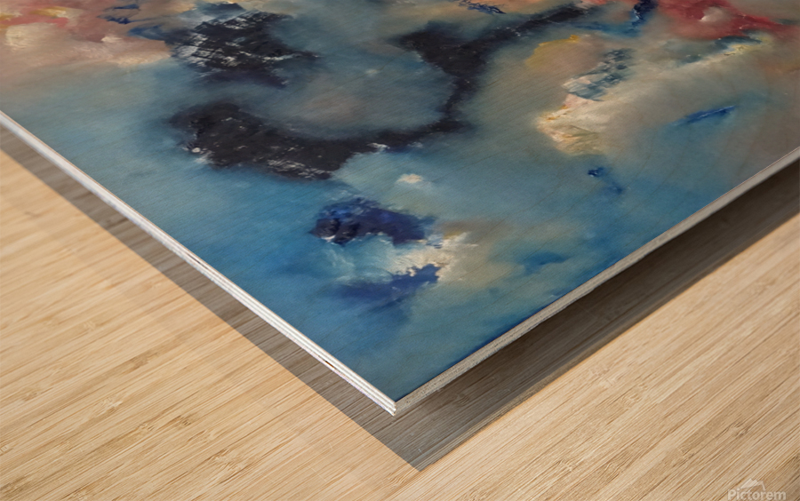 Abstract Paintings: Orphan Wood print