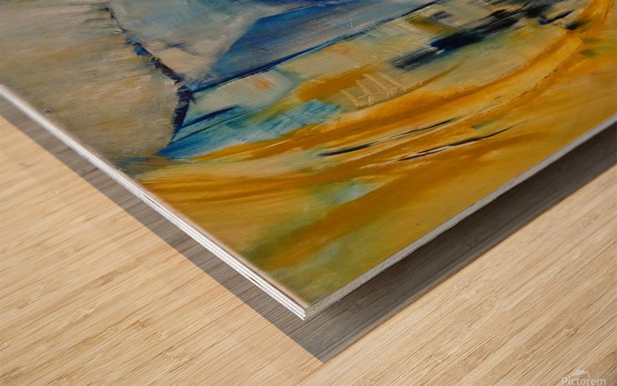 Abstract Paintings: You found it Wood print