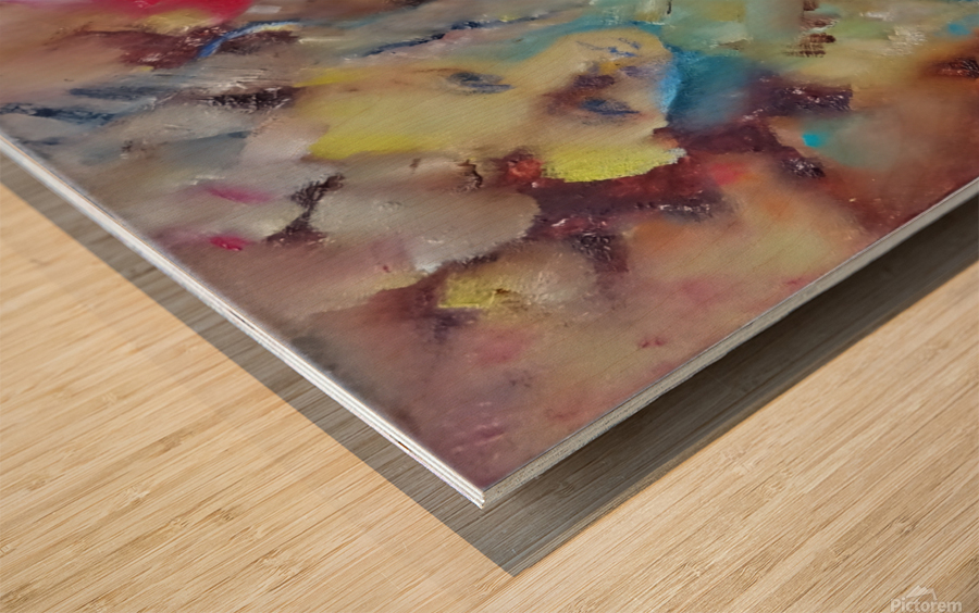 Abstract Paintings: Parallel External Worlds Wood print