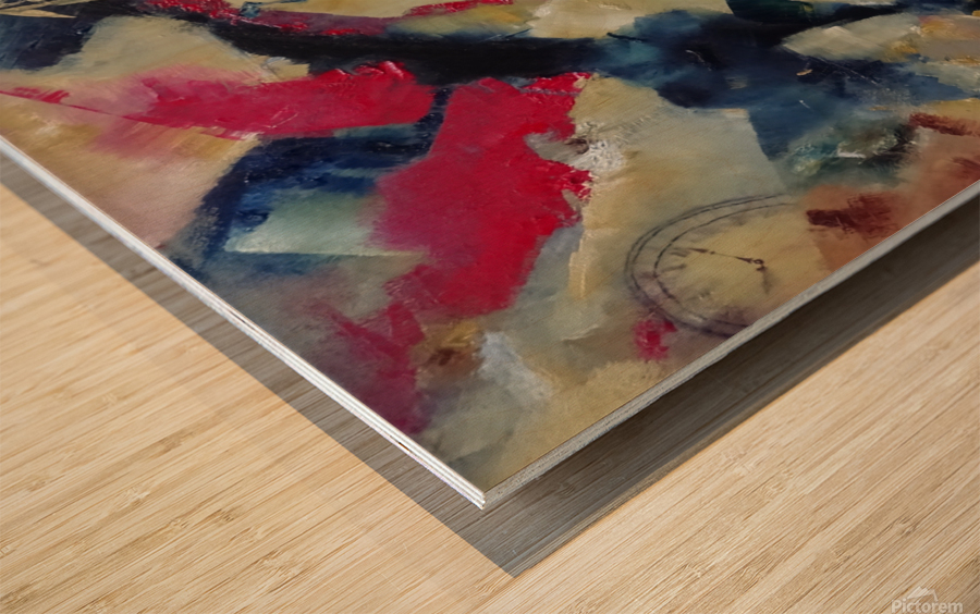 Abstract Paintings: Dreamscape Wood print